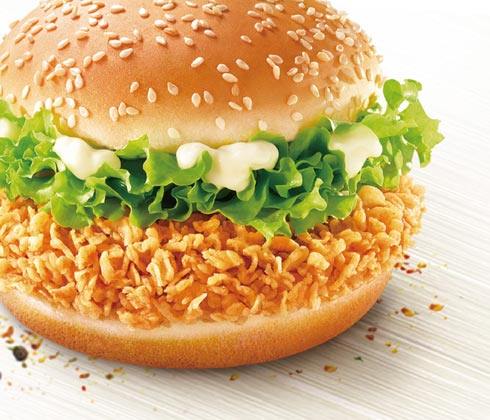 肯德基香辣鸡腿堡-肯德基主食菜单-肯德基菜单-券妈妈